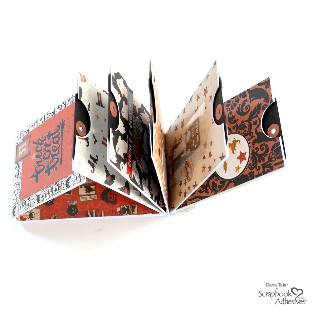 Halloween Matchbook Album Scrapbook Adhesives by 3L