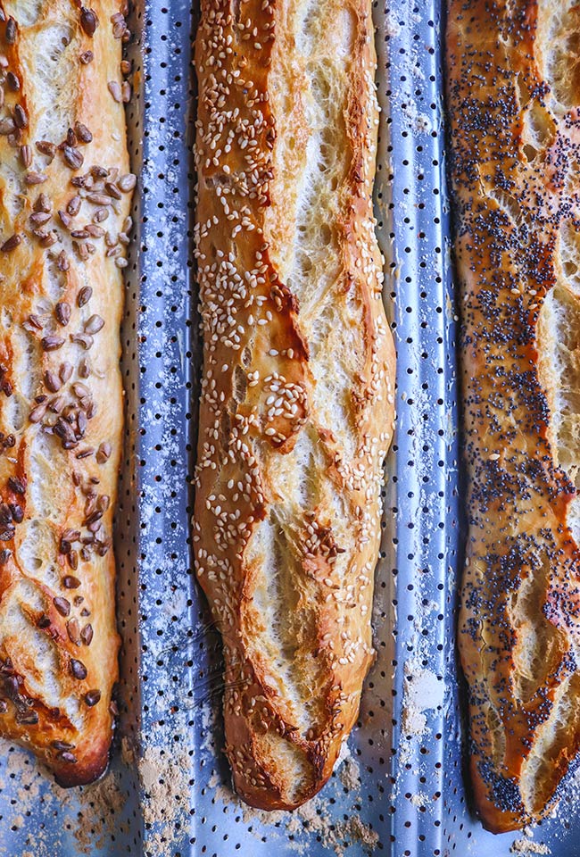 Pain baguette maison sans moule ! 