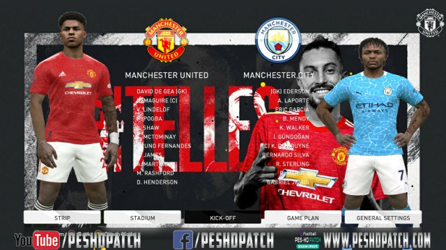 بيس 2017 مود مانشستر يونايتد جرافيك قوائم 2021