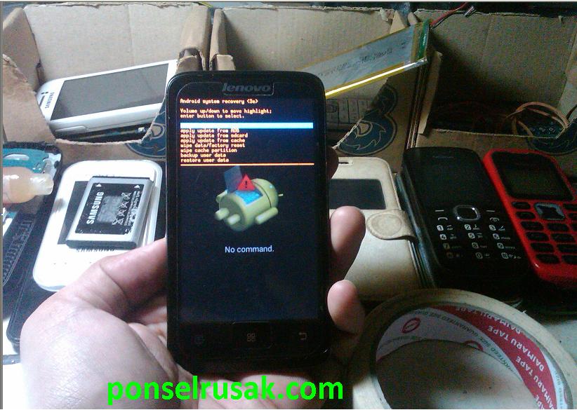 Cara masuk android system recovery pada Lenovo a316i