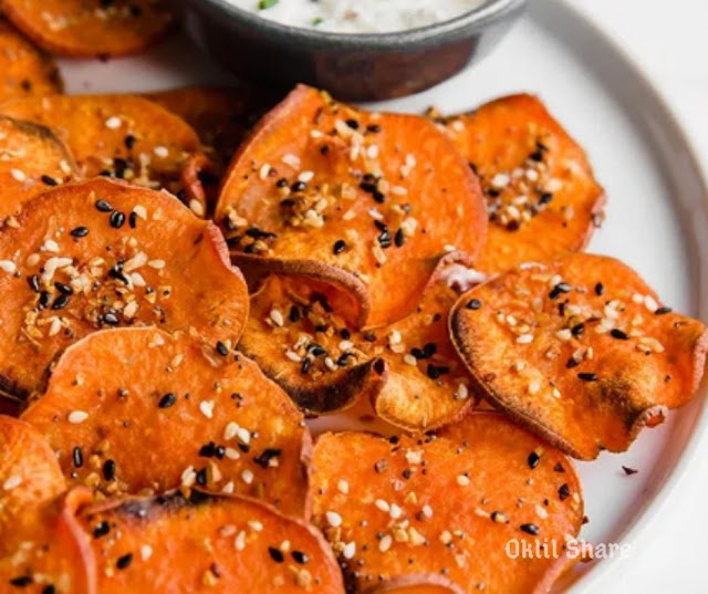 Sweet Potato Bagel Chips