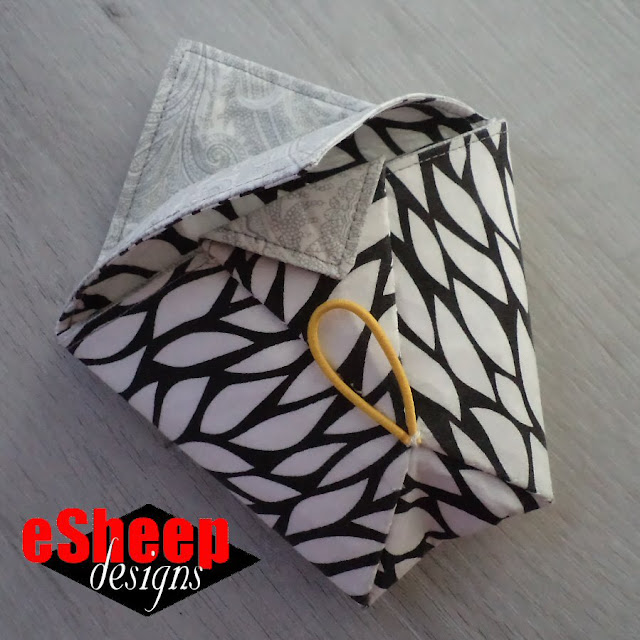 6 Pocket Fabric Origami Pouch by eSheep Designs