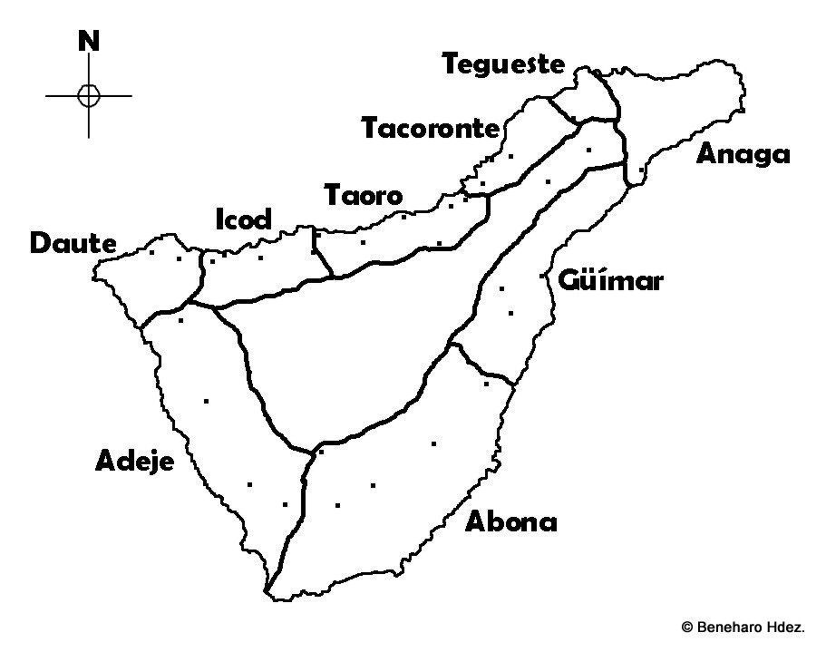 Los Menceyes de Tenerife El menceyato