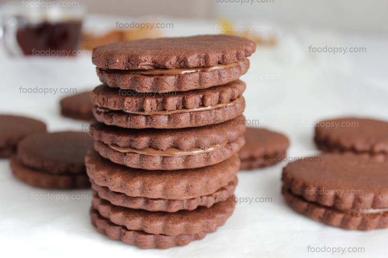 Double Chocolate Sandwich Cookies