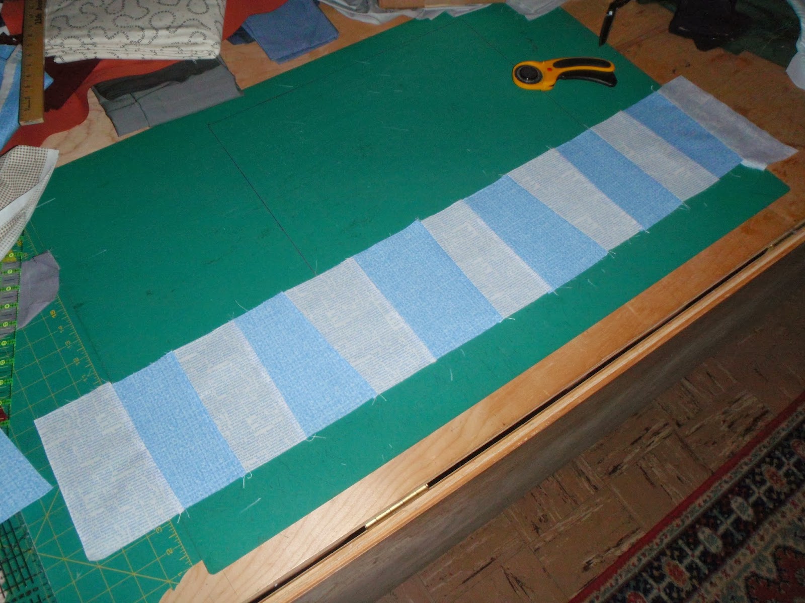 patty "The quilt lady" Piano key border tutorial for the multi layer