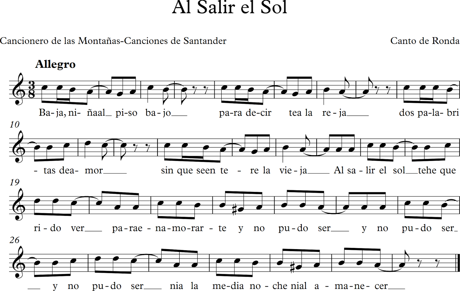 Al Salir el Sol - Descubriendo la Música