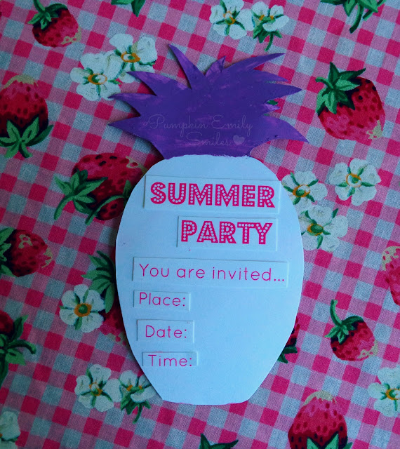 Pineapple Invitation