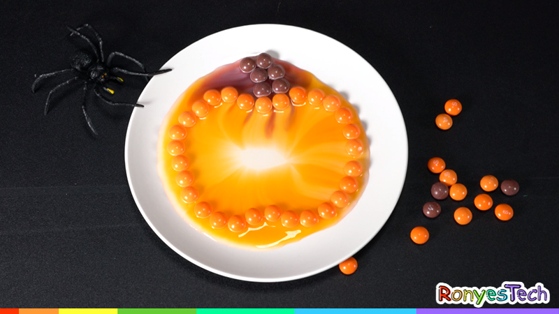 Halloween Pumpkin Skittles Science Experiment For Kids