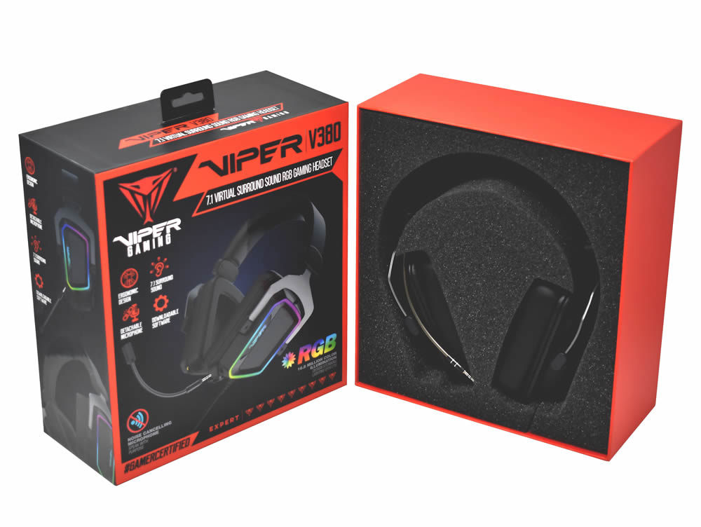 Viper Gaming by Patriot lanza el Headset Viper V380 Virtual 7.1 No