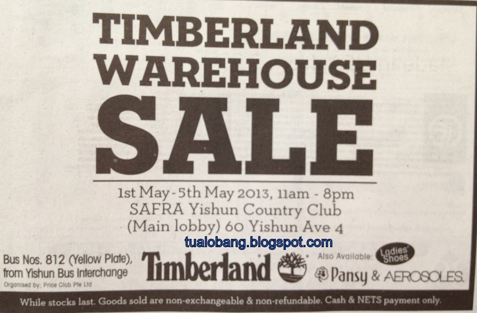 timberland warehouse sale