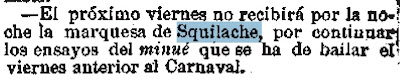 De Castro ero y bailar no sepo La Marquesa de Squilache (Benefactora