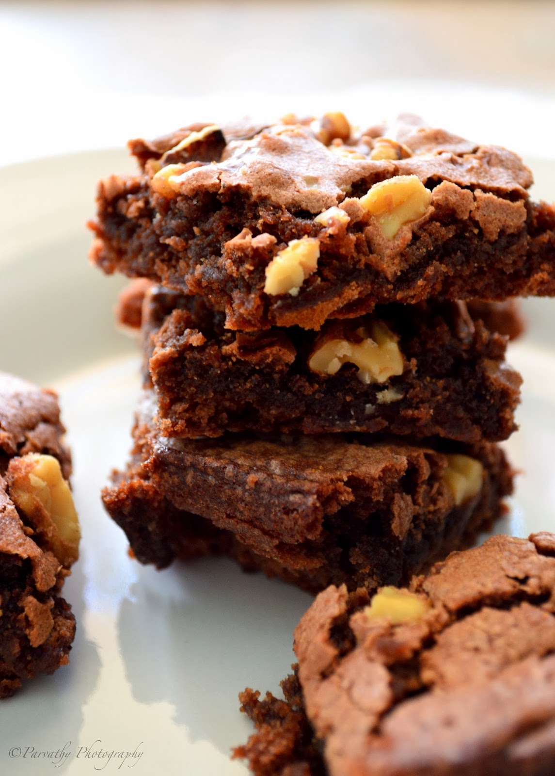 Paru's Kitchen Walnut Brownie Recipe