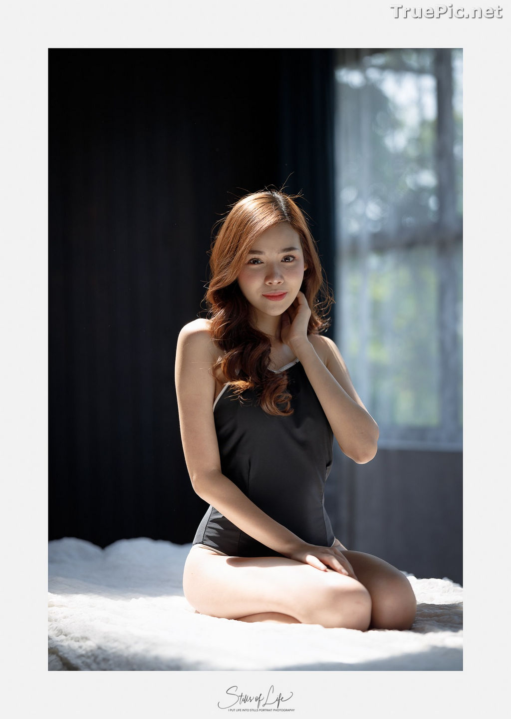 Image Thailand Model - Wisansaya Pakasupakul - White Lingerie and Black Monokini - TruePic.net - Picture-39