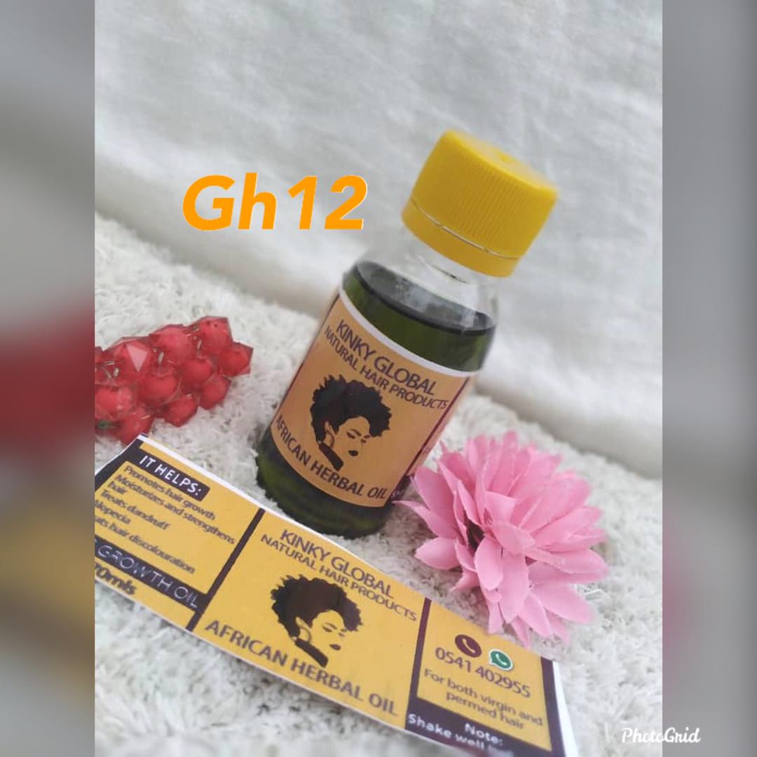 African Herbal Oil kinky Global Natural Hair products