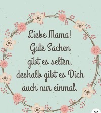 Gedicht für mama ein schönes Muttertag —