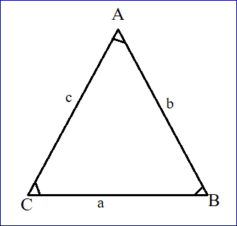  त्रिभुज का Sin सूत्र