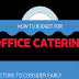 How to Budget for Office Catering #infographic