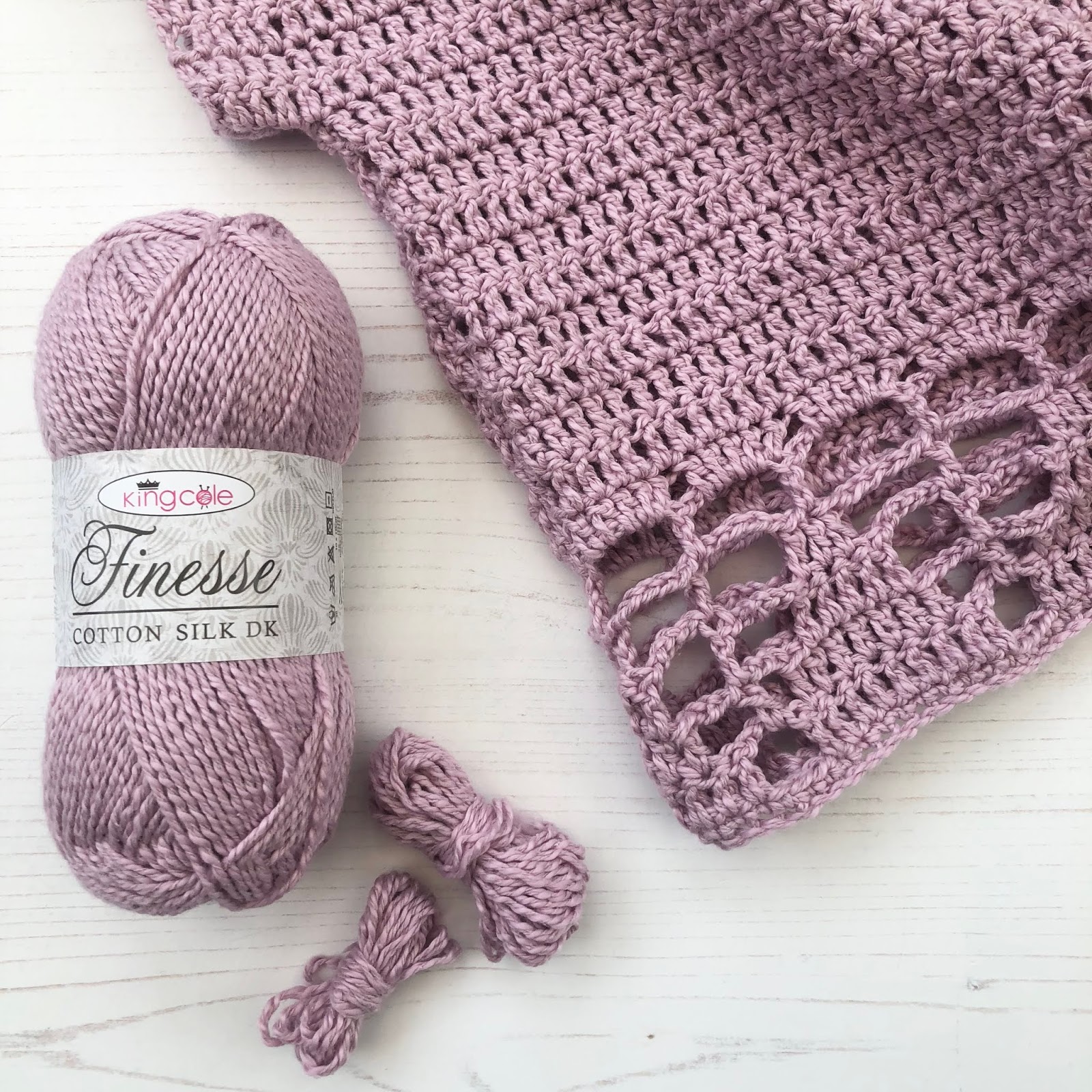 King Cole Finesse Cotton Silk DK Yarn Review