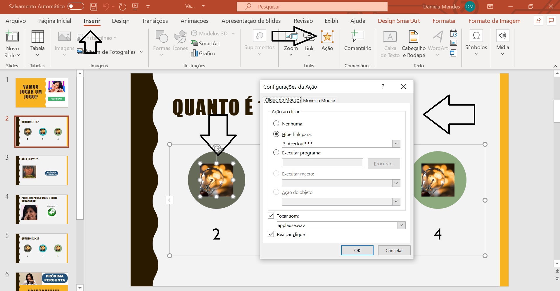 Jogos em PowerPoint para os anos iniciais