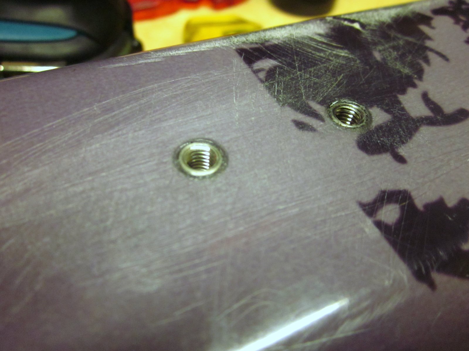 Travels with Tim Installing Quiver Killer binding inserts