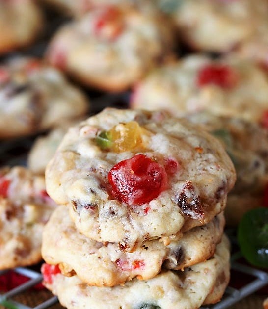 OldFashioned Fruitcake Cookies The Kitchen is My Playground