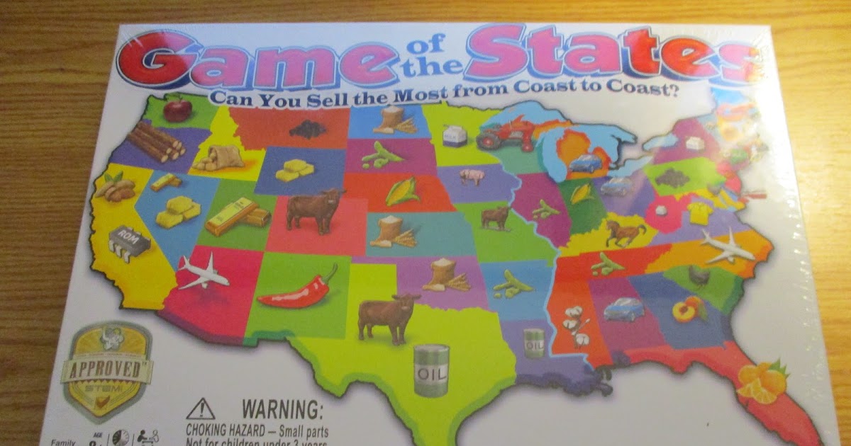 Missy's Product Reviews Game of the States From Winning Moves
