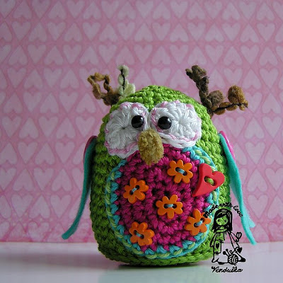 beauty of crocheting, Vendulka, DIY, crochet paterns, decoration, handmade toy, Magic with hook and needles, owl, owl amigurumi, 