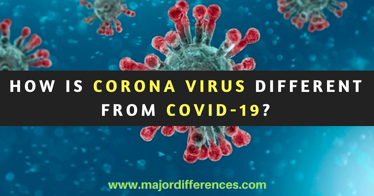 Difference between Coronavirus and COVID19 Major Differences