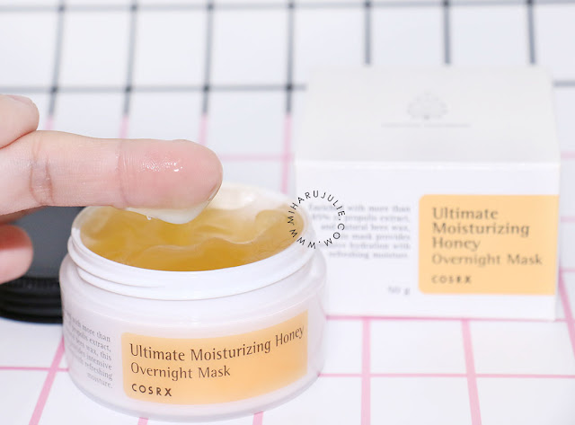 cosrx ultimate moisturizing honey overnight mask