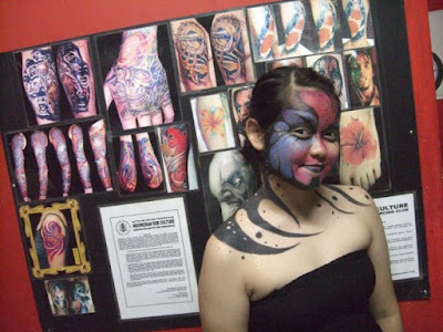 face body painting jakarta