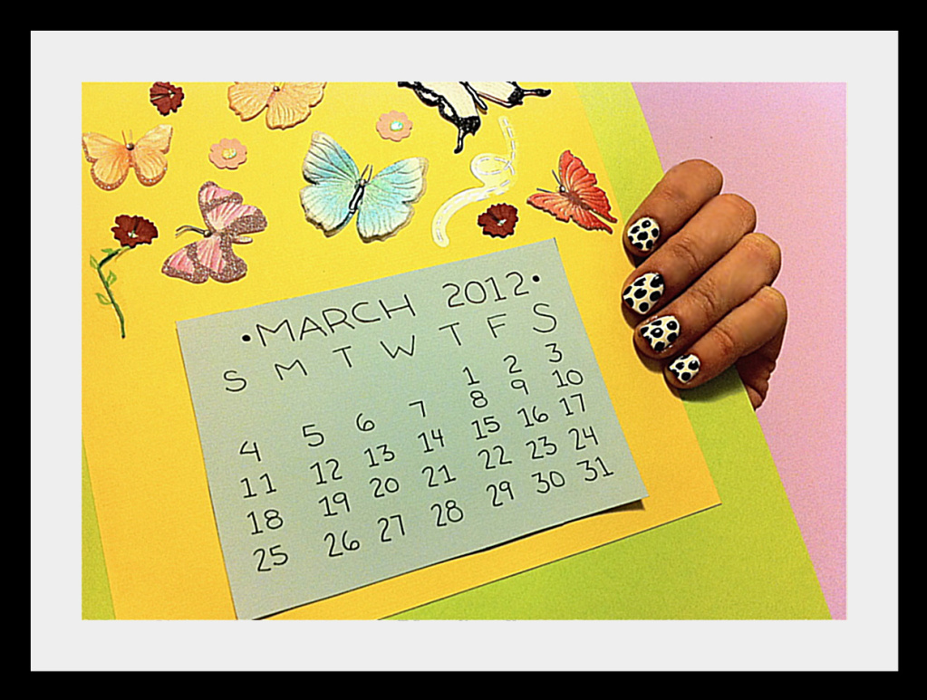 Satin And Salt DIY March (Butterfly) Calendar