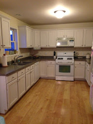 kitchen paint cabinets easy way floor appliances blend opens thrifty treasures