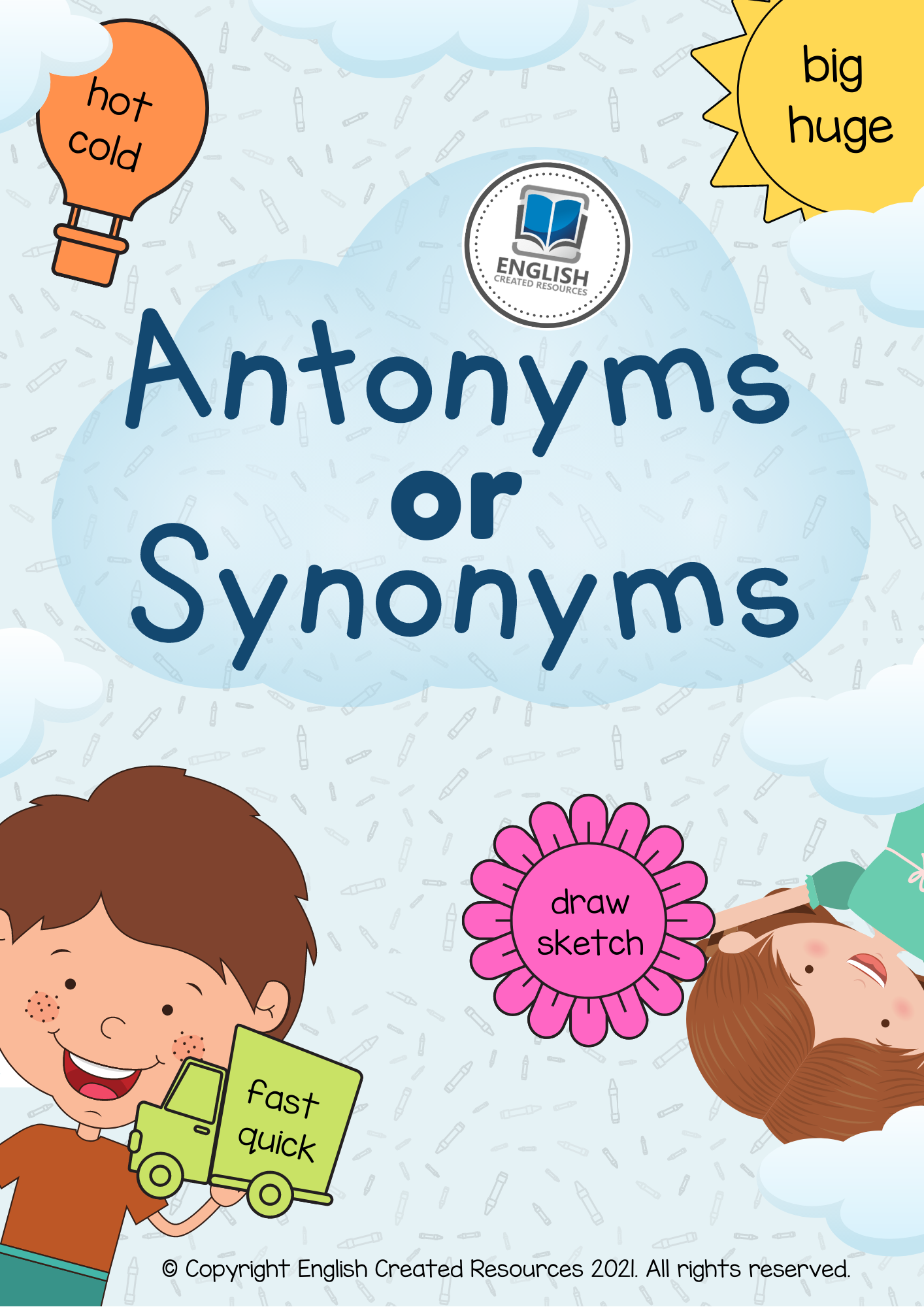 Synonyms And Antonyms Activity Book