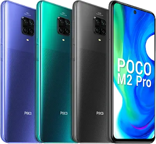 Xiaomi Poco M2 pro colors Xiaomi Poco M2 pro price in india