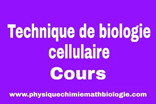Cours de Techniques de Biologie Cellulaire (TBC) PDF