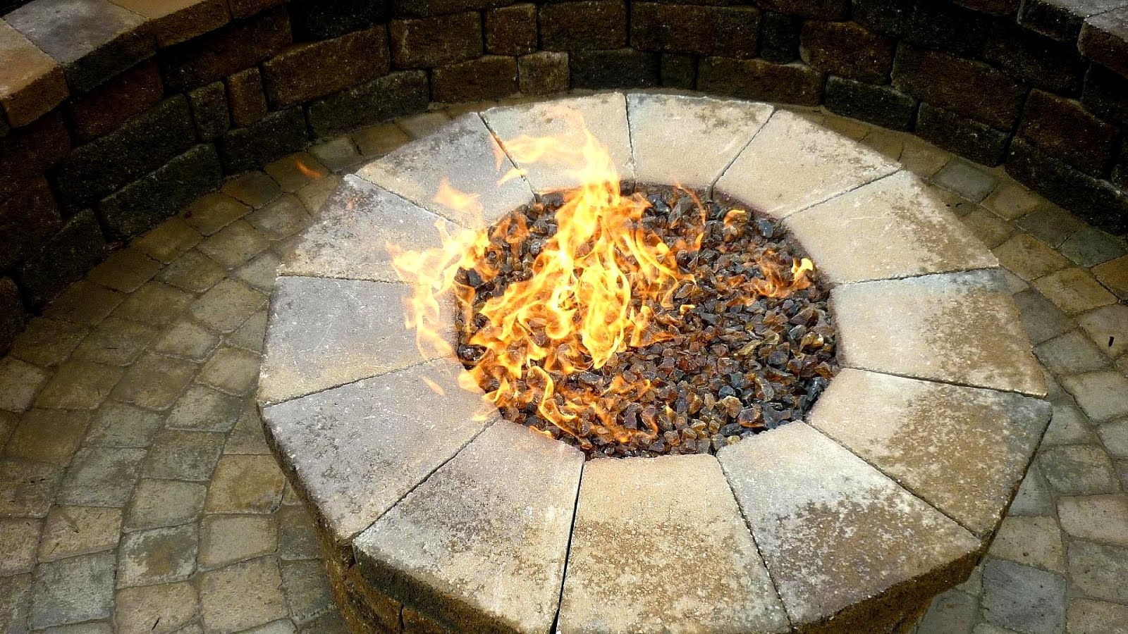 Fire Pit With Glass Crystals Fire Choices