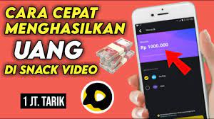 Cara Daftar Snack Video agar Dapat Uang cepat dan mudah ...