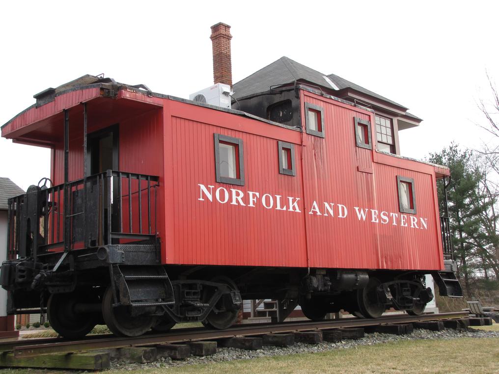 Bowie Living Caboose Dedication at Allen Pond, July, 1973
