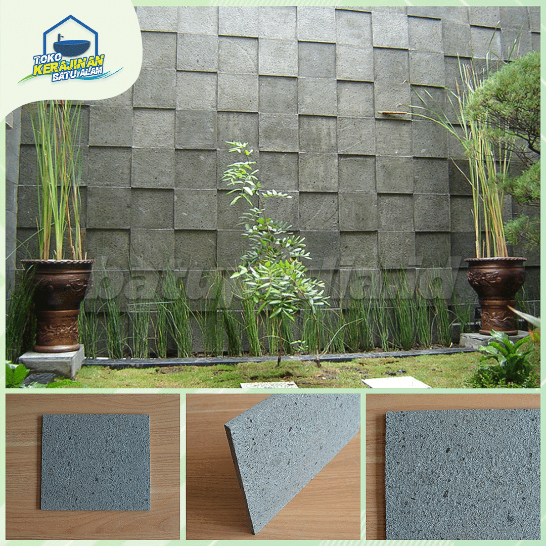 Batu Alam Andesit Flamed Ukuran Persegi
