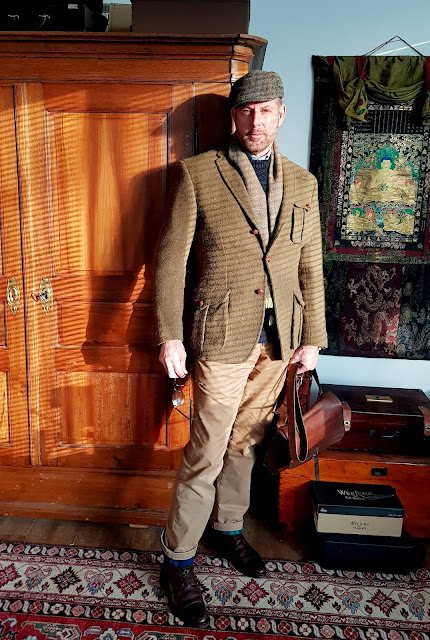 Landless Gentry: Arrival of My Grail Jacket: Ralph Lauren Green Tweed ...