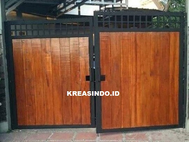 Harga Pintu Pagar Besi Kombinasi Kayu dan Pintu Pagar Besi Kombinasi GRC Model Terbaru Harga Pintu Pagar Besi Kombinasi Kayu dan Pintu Pagar Besi Kombinasi GRC Model Terbaru