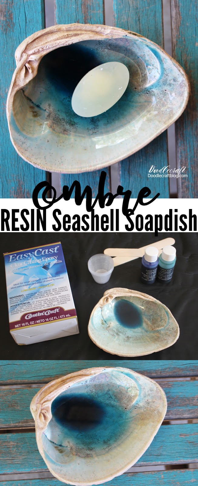 Resin Craft Seashell Soap Dish DIY