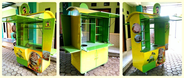 Gerobak Rujak Ice Cream Gerobak Unik Bandung