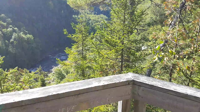 Vue à partir du sentier Mestashibo