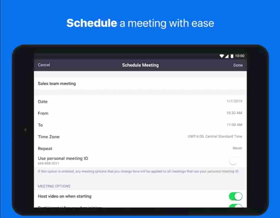 zoom cloud meeting update version download