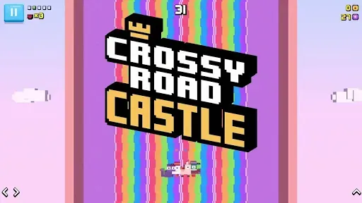 Crossy Road Castle متعة منصة تعاونية لا نهاية لها