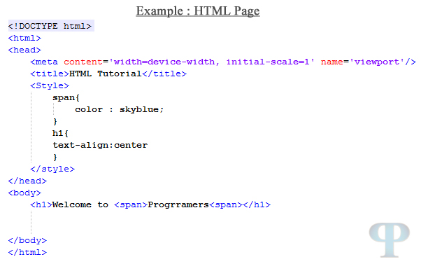 What is HTML?: HTML Introduction - progrramers