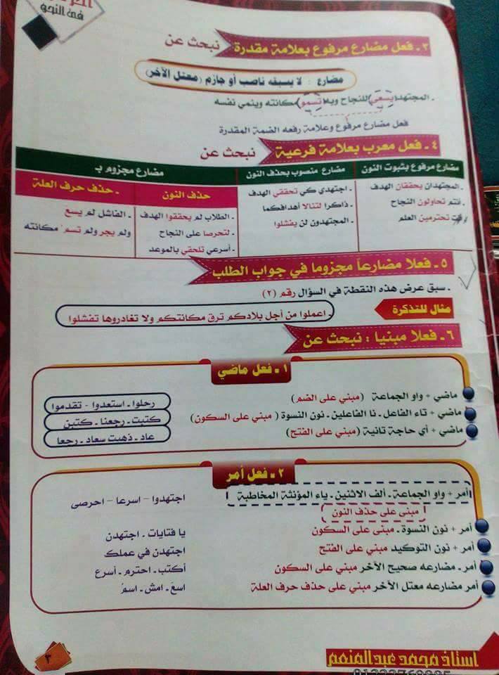 مراجعة اخر كلام في النحو للصف الثالث الثانوي 2018 3