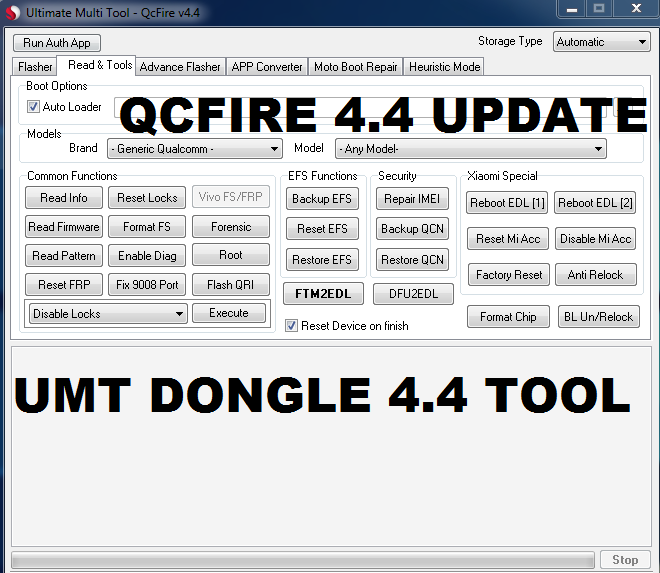 ultimate multi tool Qcfire 4.4 Latest Download Free Run Auth App New