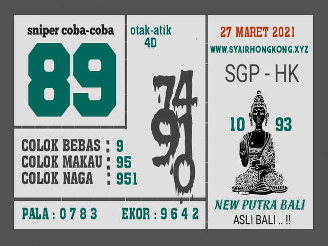 Kumpulan Syair SGP Hari Ini Forum Toto Kamis 29042021 Prediksi
